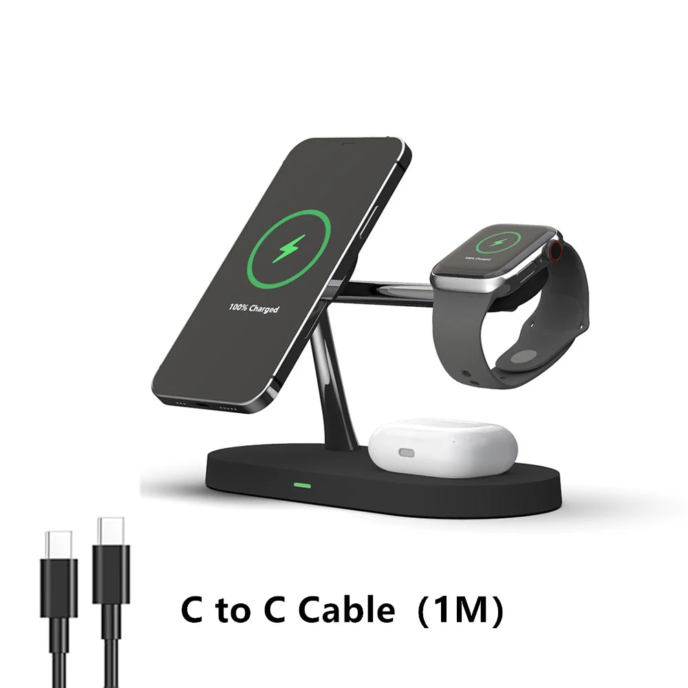 3 in 1 Wireless Charger Stand For iPhone/Apple Watch/Airpods