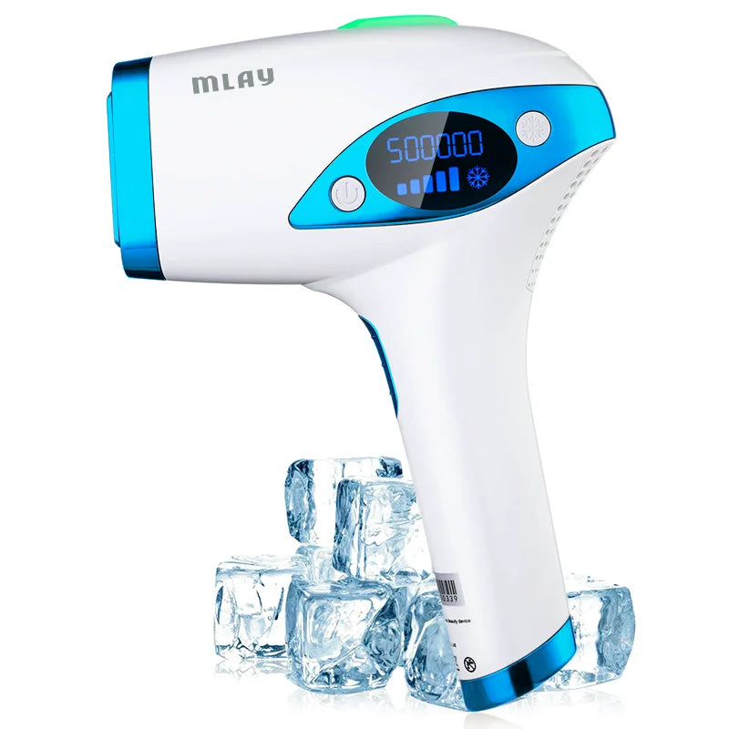 Épilation au laser Mlay Épilation IPL Mlay T17 Épilateur à froid ICE Reconnaissance intelligente des couleurs de peau du visage