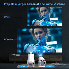 Projecteur Magcubic Android 11 4K 1280*720P HY300 Double Wifi 260ANSI 180°flexible BT5. 0 Cinéma Extérieur Portable Projetor HY300 Pro