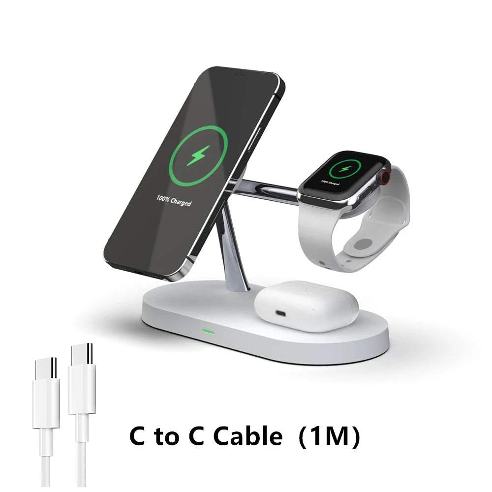 3 in 1 Wireless Charger Stand For iPhone/Apple Watch/Airpods