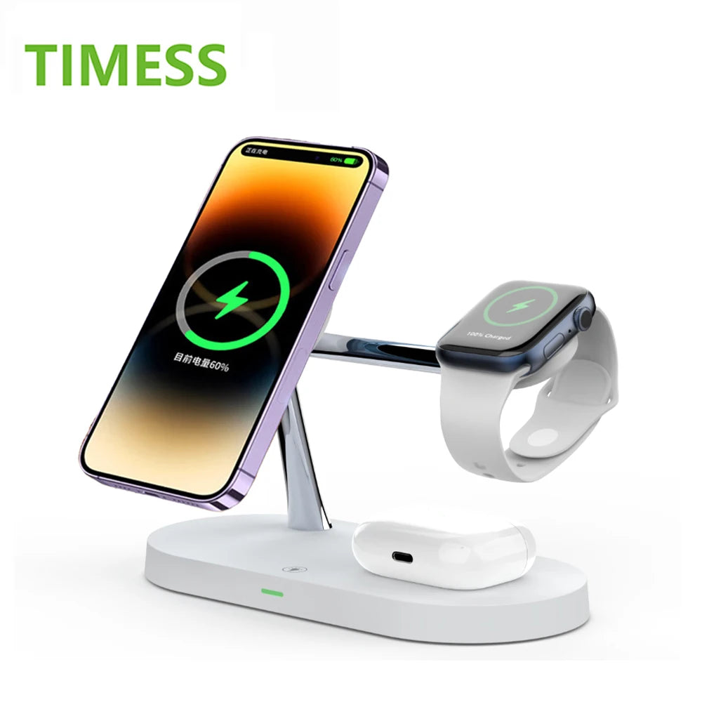 3 in 1 Wireless Charger Stand For iPhone/Apple Watch/Airpods